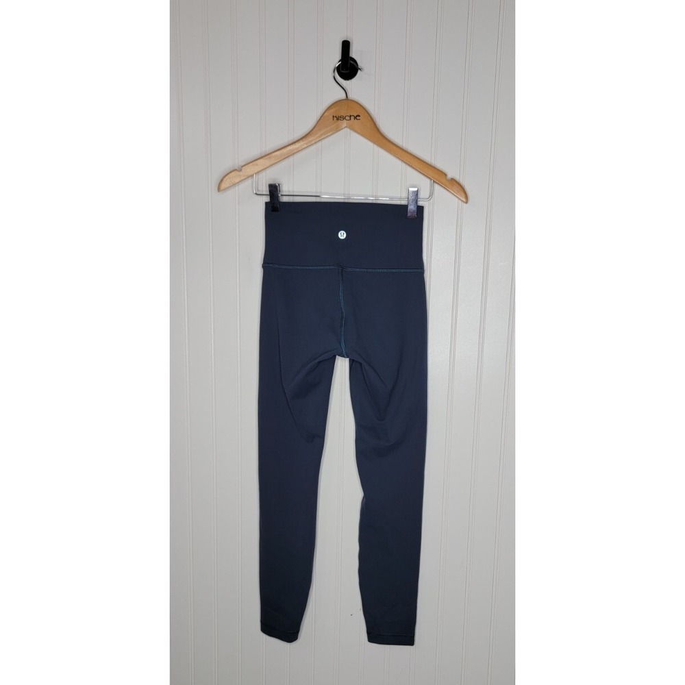 Lululemon Wunder Train High-Rise Tight 24" Blue Women's Size 4 Luxtreme - Picture 3 of 10